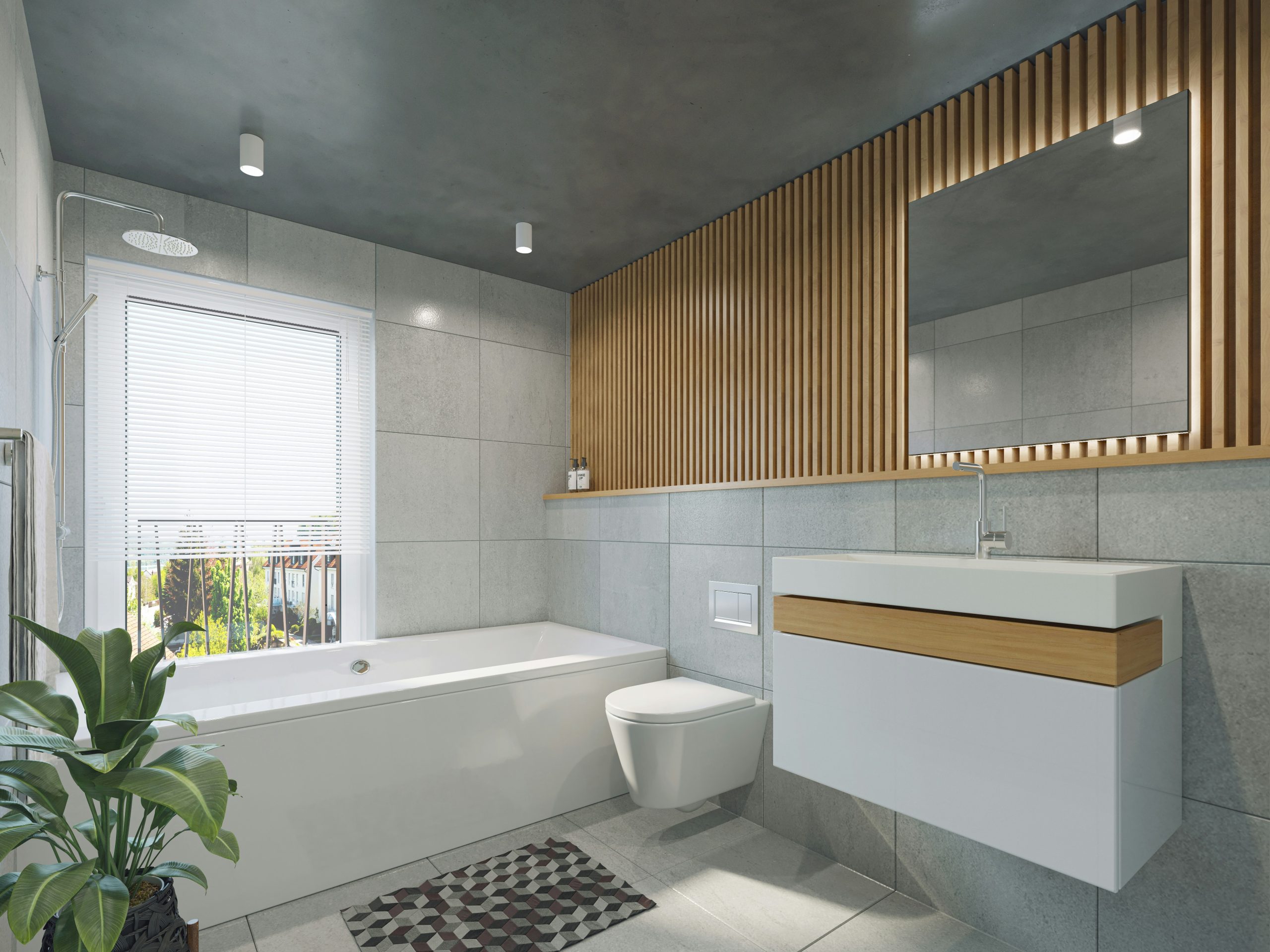 Bathroom with Toilet Sink Bathtub - Photo by Backbone Visuals on Unsplash